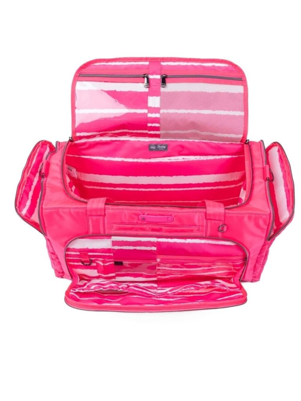 LUG - Trolley Duffel 2 Oversized Travel Bag in Magenta - Picture 5 of 11